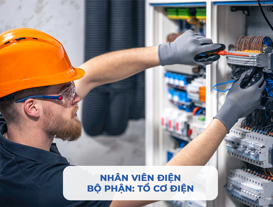 Tuyển dụng Nhân viên Điện bộ phận Tổ cơ Điện (số lượng 02)